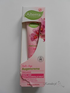 Rossmann Alterra Augencreme Anti Age Orchidee Krem Pod Oczy Orchidea Do Skory Dojrzalej I Wymagajacej