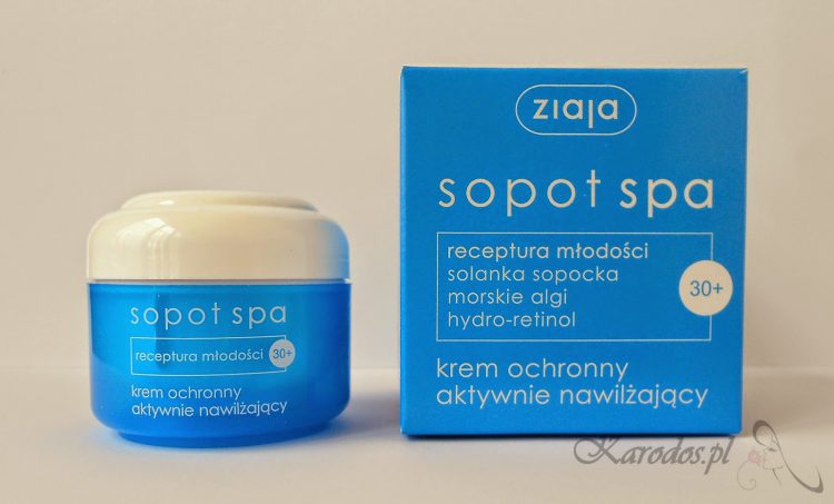 Ziaja, Sopot Spa, krem ochronny aktywnie nawilżający 30+ Ziaja, Sopot Spa, krem ochronny aktywnie nawilżający 30+