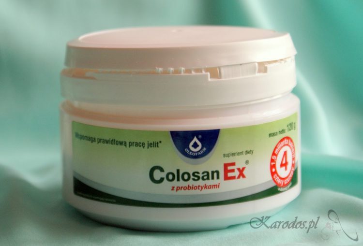 Colosan Ex z probiotykami na prawidłową pracę jelit Colosan Ex z probiotykami na prawidłową pracę jelit