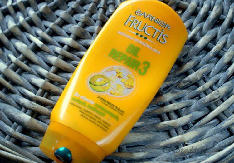 Garnier Fructis, Oil Repair 3, Odżywka wzmacniająca do włosów suchych i zniszczonych Garnier Fructis, Oil Repair 3, Odżywka wzmacniająca do włosów suchych i zniszczonych