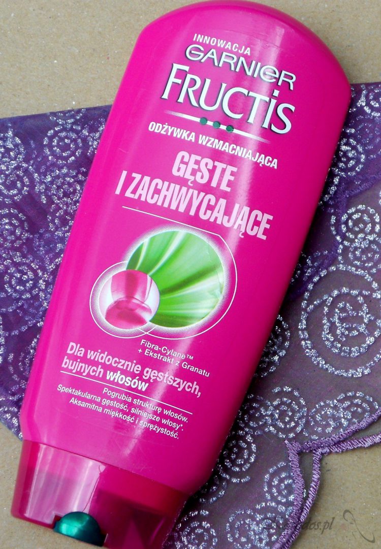 Garnier Fructis, Gęste i Zachwycające, Odżywka wzmacniająca do włosów Garnier Fructis, Gęste i Zachwycające, Odżywka wzmacniająca do włosów