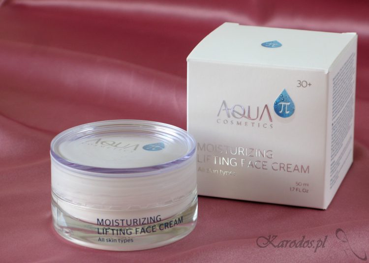 Aqua π Cosmetics, Moisturizing Lifting Face Cream, Intensywnie nawilżający krem na pierwsze zmarszczki Aqua π Cosmetics, Moisturizing Lifting Face Cream, Intensywnie nawilżający krem na pierwsze zmarszczki