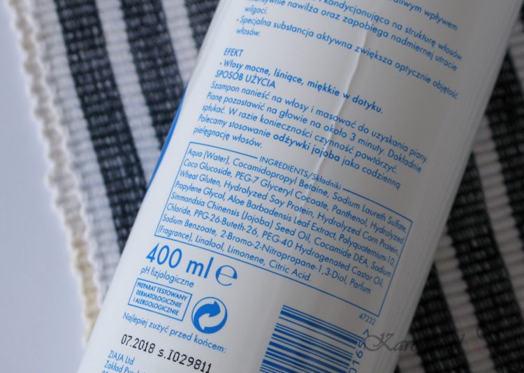 Ziaja, Szampon codzienna pielęgnacja 'Jojoba' Ziaja, Szampon codzienna pielęgnacja 'Jojoba'