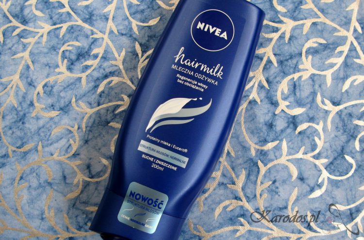 Nivea Hairmilk, Mleczna odżywka do włosów normalnych Nivea Hairmilk, Mleczna odżywka do włosów normalnych