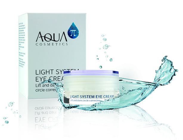 Aqua π Cosmetics, Light System Eye Cream, rozjaśniający, nawilżająco-przeciwzmarszczkowy krem pod oczy
