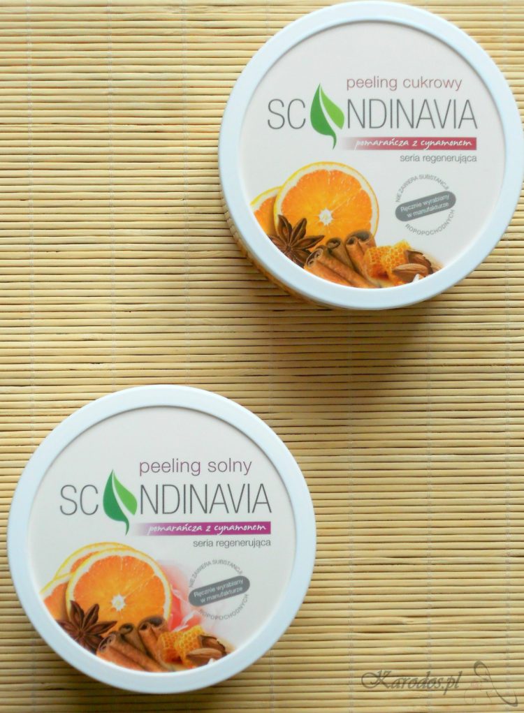 Scandinavia Cosmetics, Peelingi do ciała cukrowy i solny ‘pomarańcza z cynamonem’