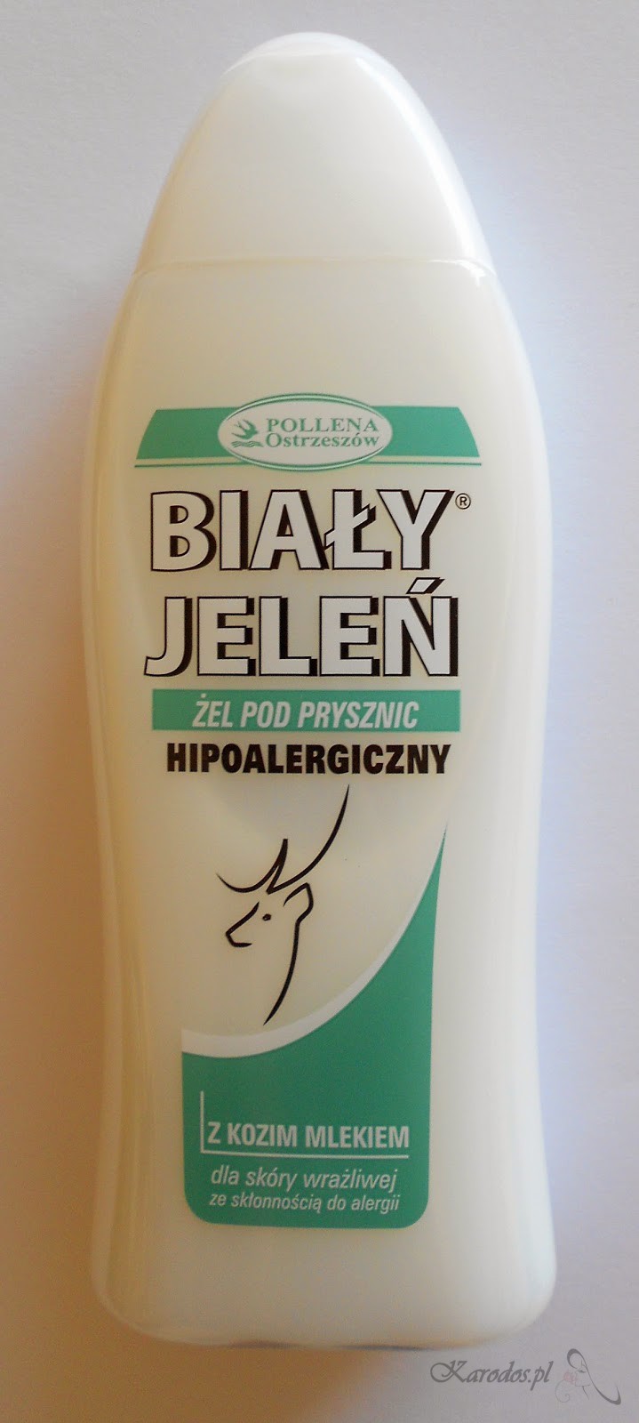 Pollena Ostrzeszów, Biały Jeleń - Hipoalergiczny żel pod prysznic z kozim mlekiem