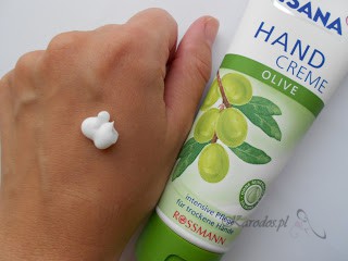 Rossmann, Isana Handcreme Olive - oliwkowy krem do rąk