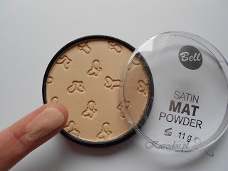 Bell, Satin Powder Mat - Matujący puder w kamieniu (01)