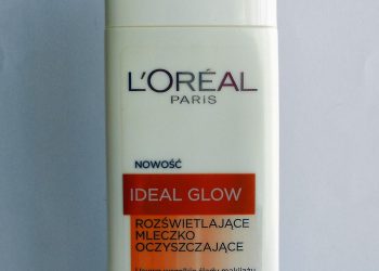 L’Oreal, Ideal Glow, Rozświetlające mleczko oczyszczające do skóry pozbawionej blasku