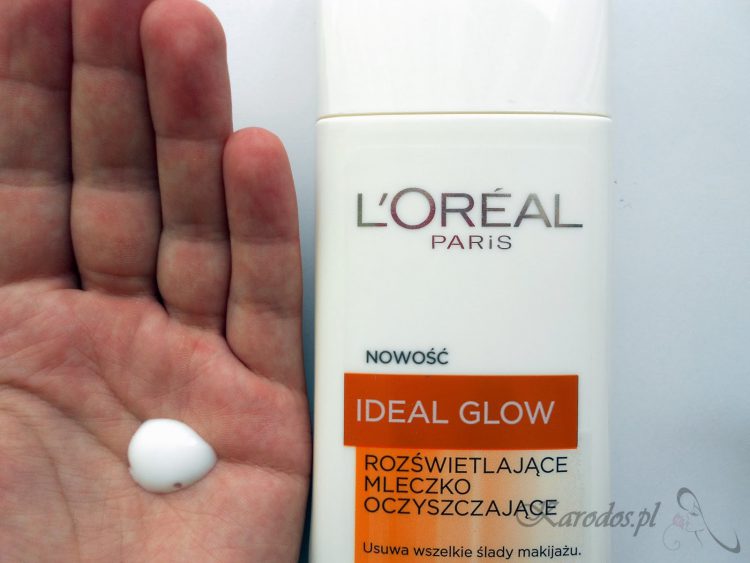 L’Oreal, Ideal Glow, Rozświetlające mleczko oczyszczające do skóry pozbawionej blasku
