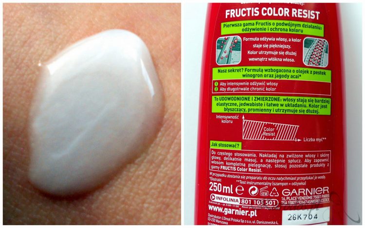 Garnier, Fructis Color Resist – Szampon wzmacniający do włosów farbowanych