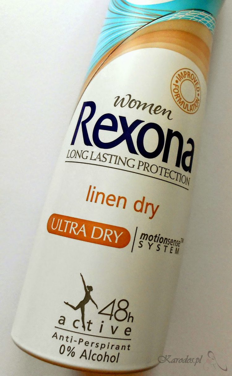 Rexona Women, Linen Dry, ultra dry – antyperspirant „dusiciel”