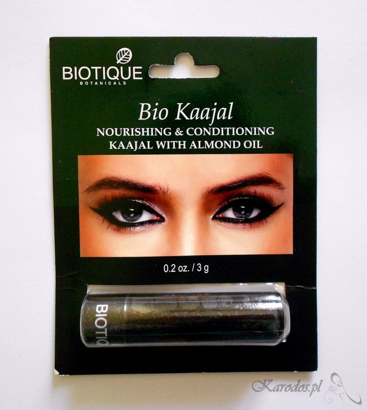 Biotique, Bio Kajal do oczu odżywczy z olejkiem migdałowym